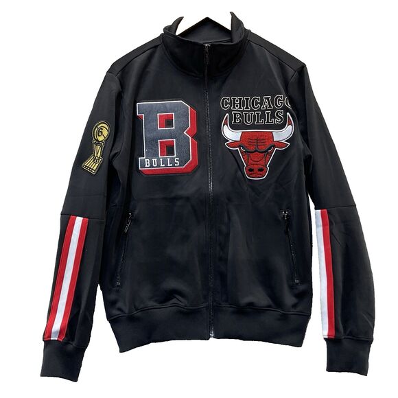 Pro Standard x Chicago Bulls Embroidered Jacket Coat Size Small NBA Champions - Picture 9 of 9